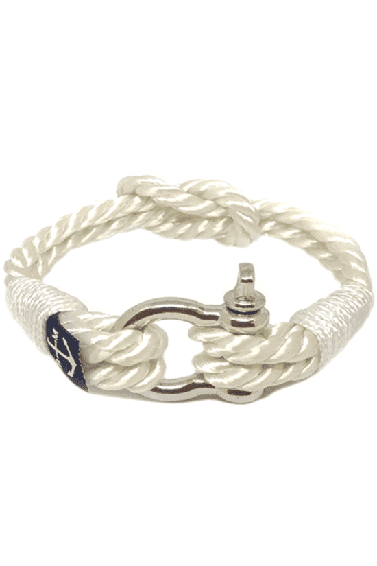 White Nautical Bracelet – White by Bran Marion