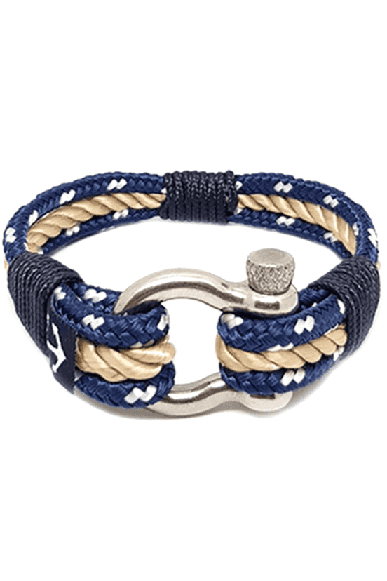 WB Yeats Nautical Bracelet – Blue and Classic by Bran Marion