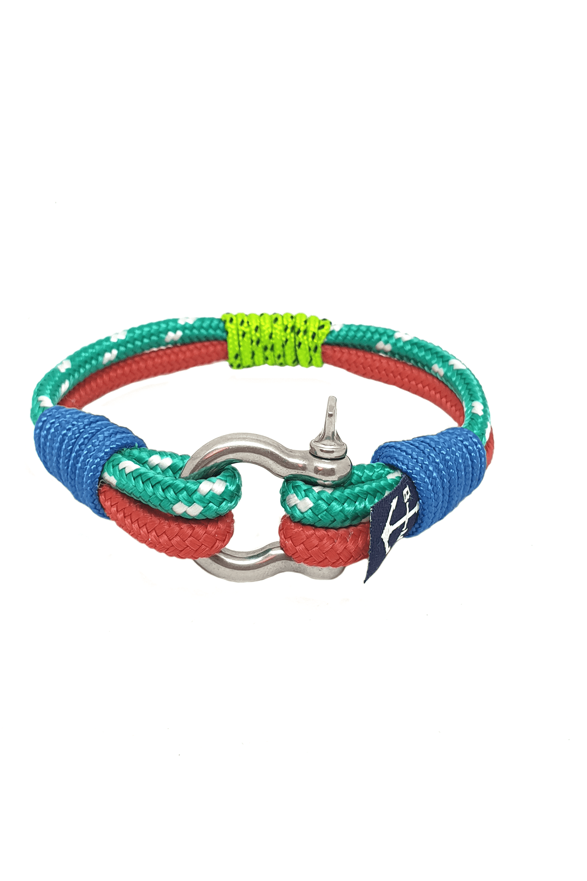 Paine Nautical Bracelet – Green/Red/Blue by Bran Marion