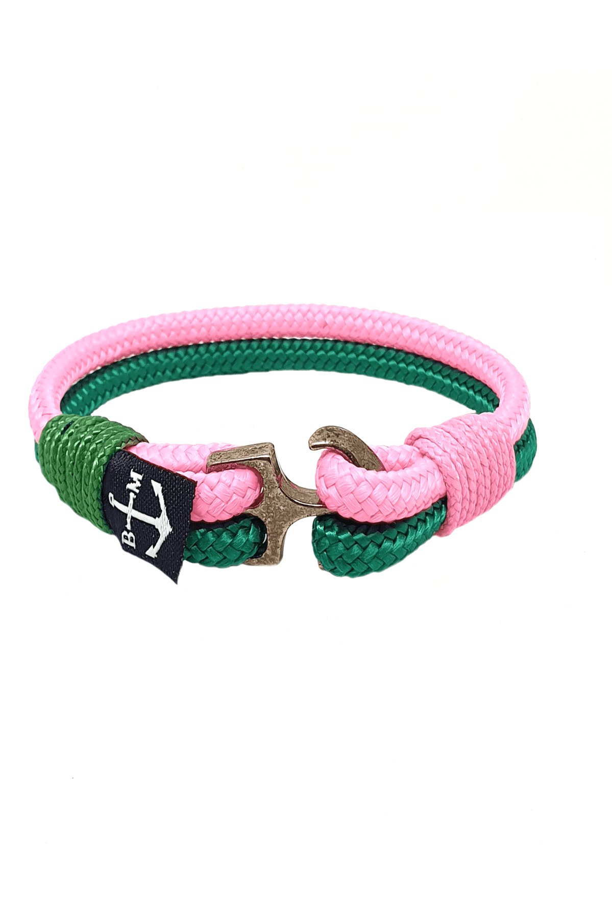 Rastus Nautical Bracelet – Pink/Green by Bran Marion