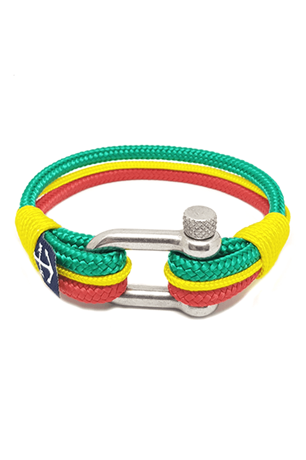 Portugal Nautical Bracelet – Green/Yellow/Red by Bran Marion