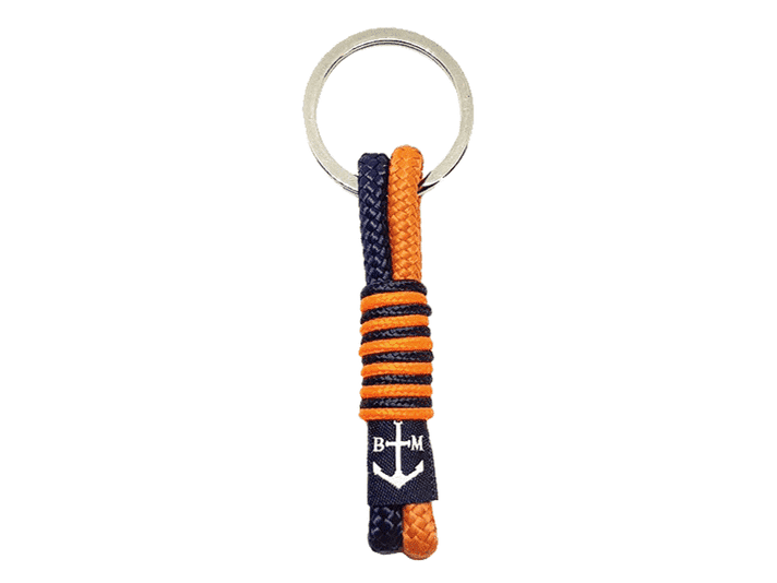 Sailor Keychain – Orange/Blue by Bran Marion