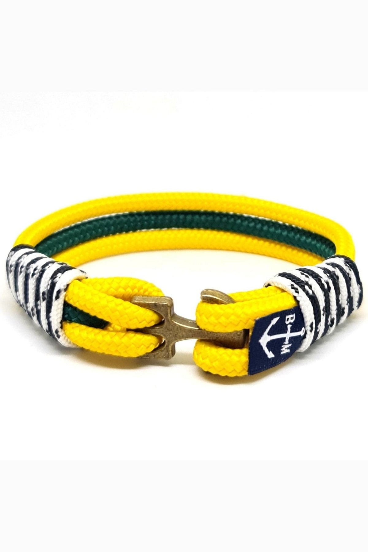 Bradan Nautical Bracelet – Yellow and Green by Bran Marion