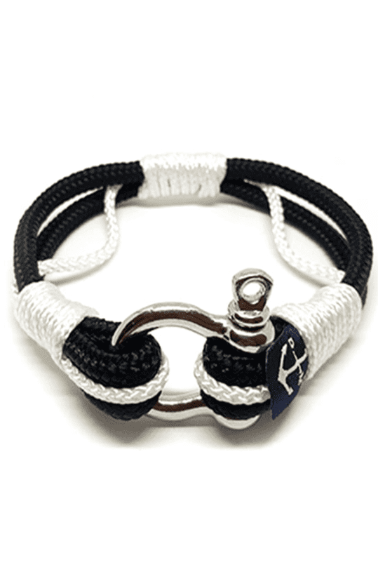 Allanah Nautical Bracelet – Black/White by Bran Marion