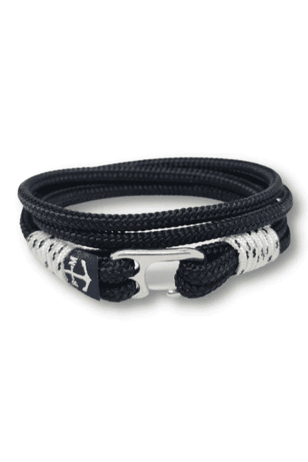 Wild Rover Bracelet – Black/White by Bran Marion