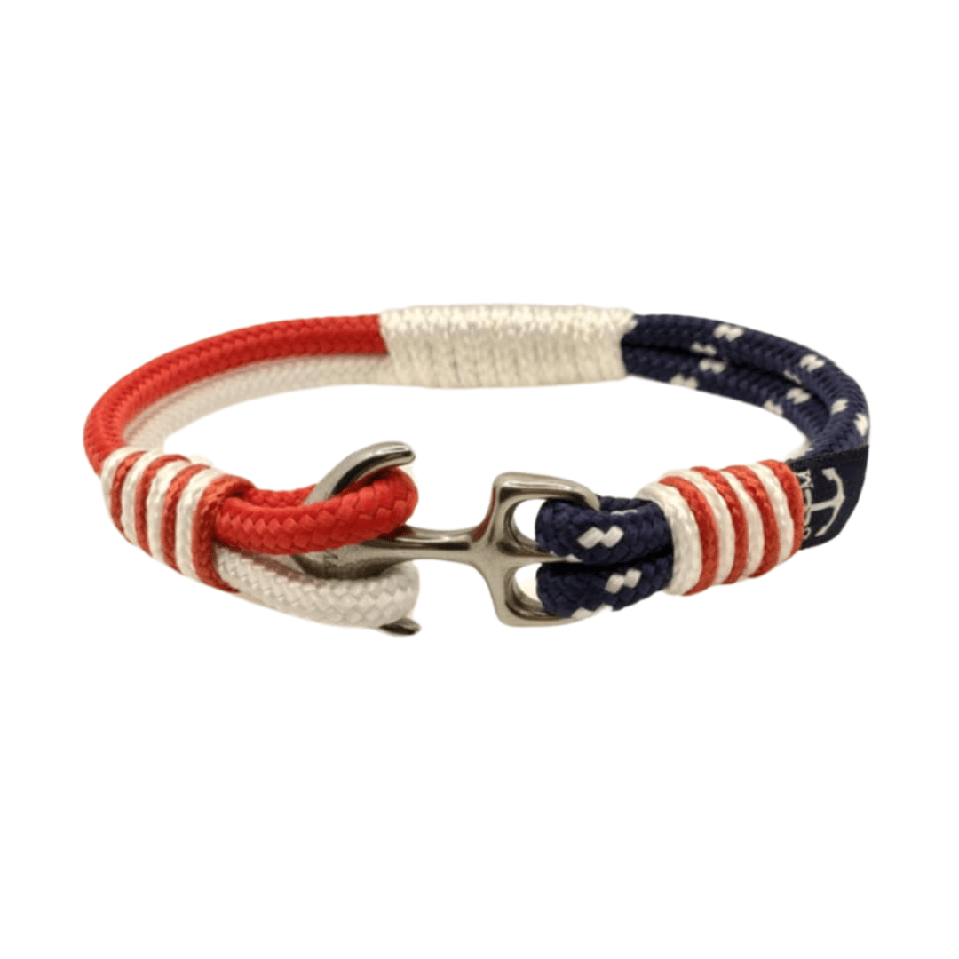 Poland - USA Nautical Bracelet – Blue/White by Bran Marion