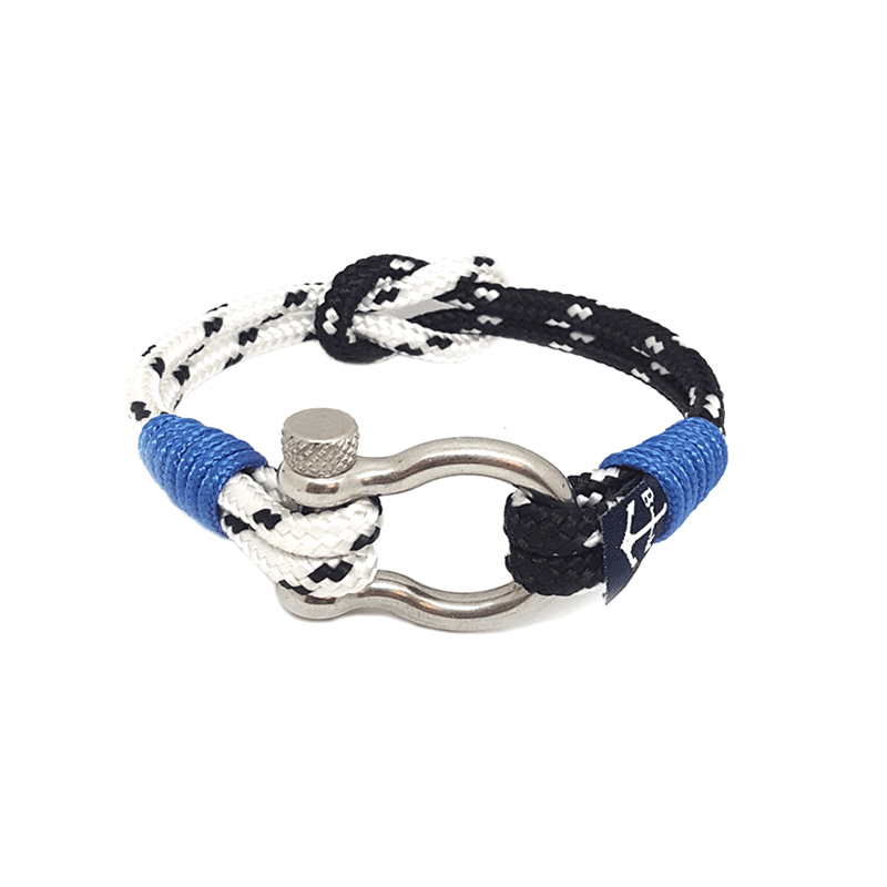 Black & White Dots Nautical Bracelet