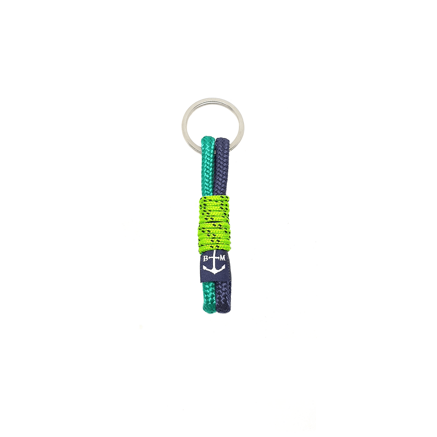 Blue and Green Handmade Keychain