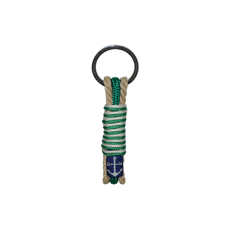 Classic Rope & Braided Green String Handmade Keychain