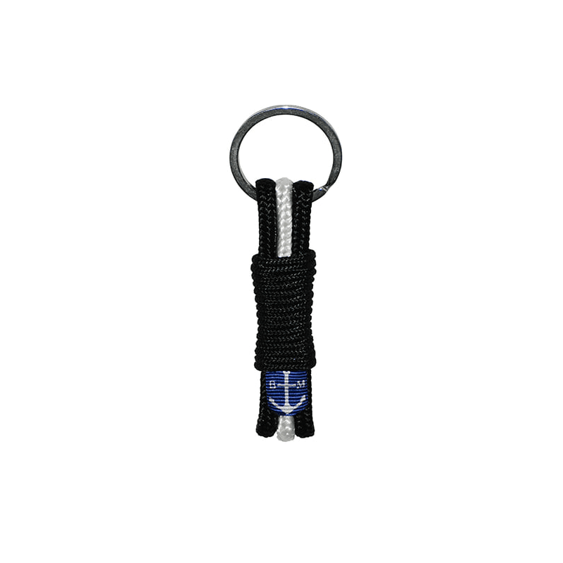Black & White Rope Handmade Keychain