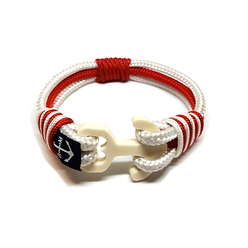 London Wood Anchor Nautical Anklet