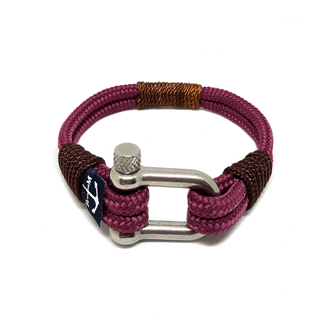 Bran Marion Yachting Brown and Burgundy Nautical Bracelet