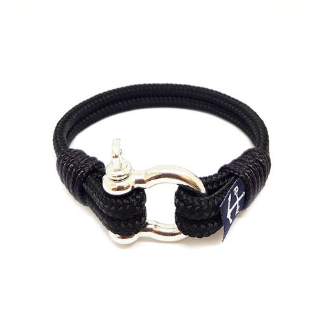 Black Nautical Bracelet by Bran Marion