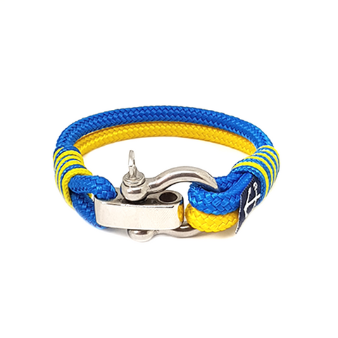 Adjustable Shackle Sunny Nautical Bracelet