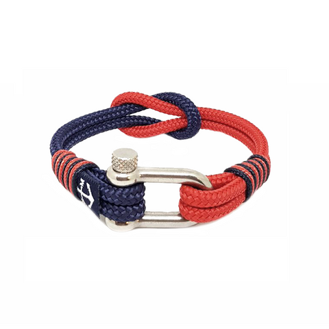 Blue and Red Nautical Bracelet by Bran Marion