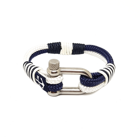 Bran Marion Blue and White Nautical Bracelet