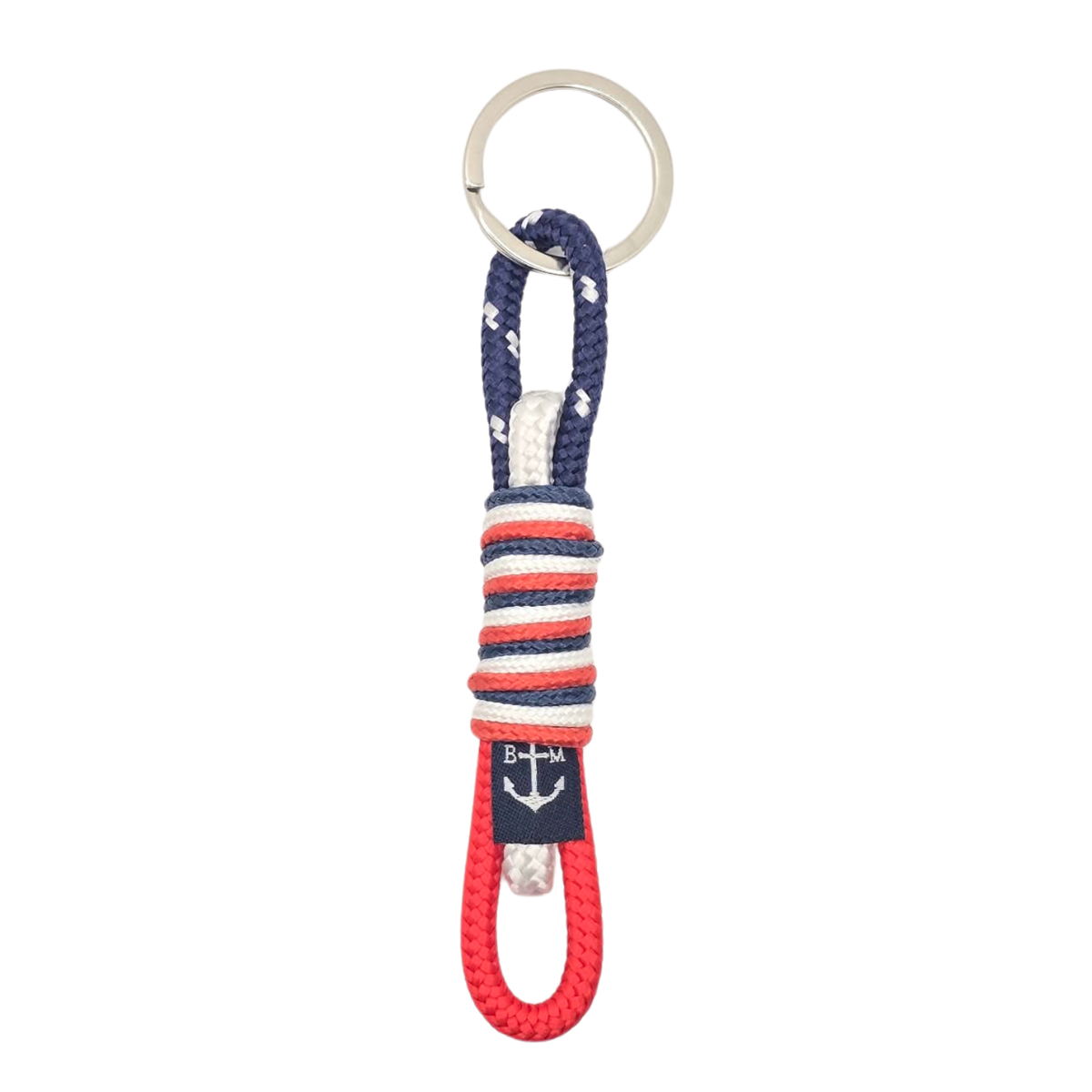USA Bermuda Keychain – Dark Blue/Black by Bran Marion