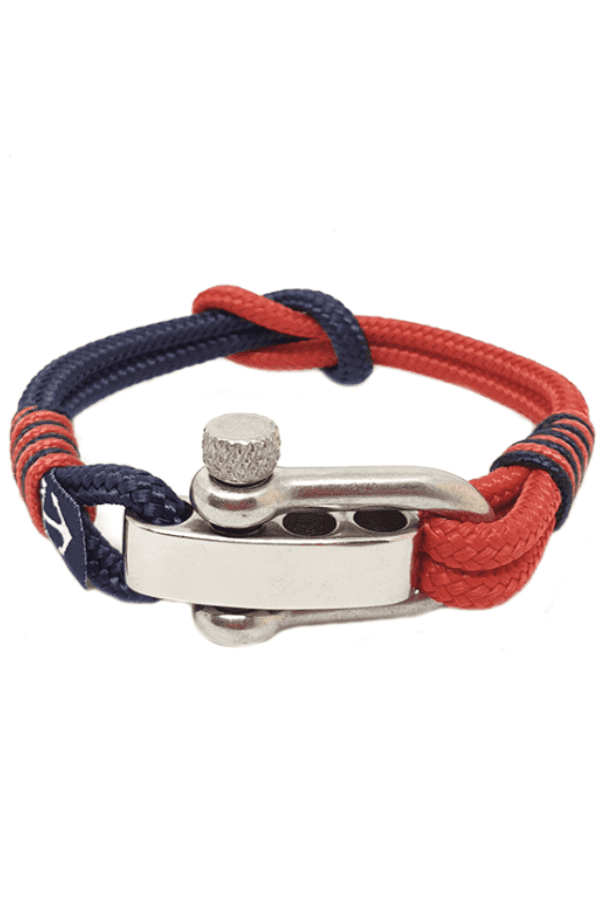 Arran Nautical Bracelet – Blue/Red by Bran Marion