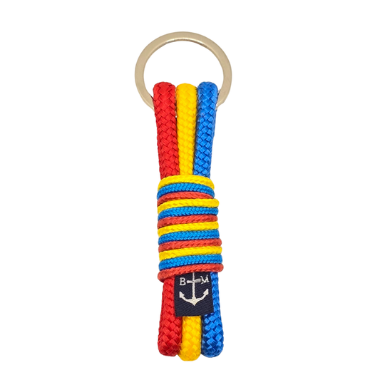 Romanian Flag Handmade Keychain BM