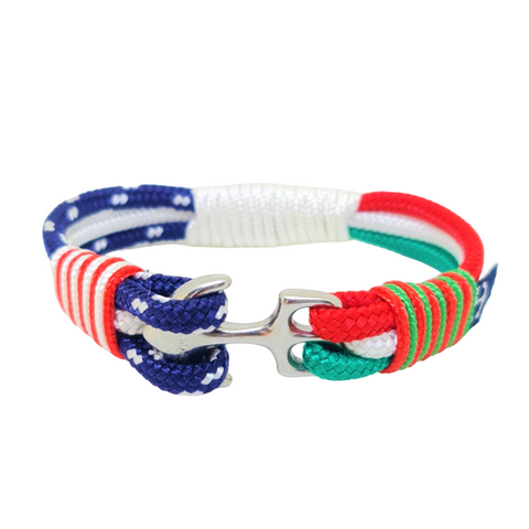 USA - Italy Nautical Bracelet