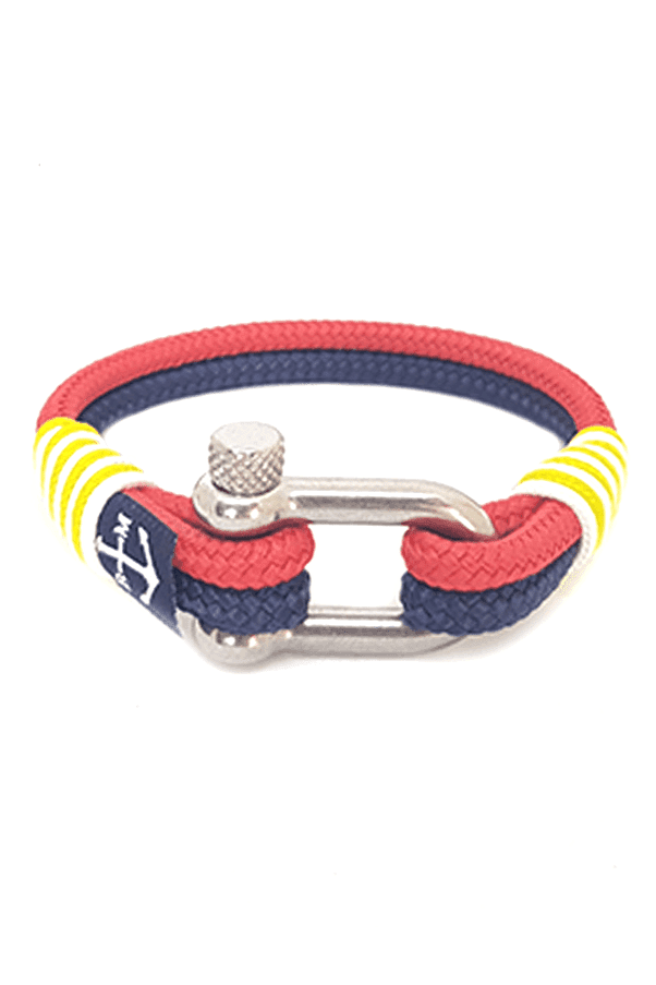 Waterford Nautical Bracelet – Blue/Red/Yellow by Bran Marion