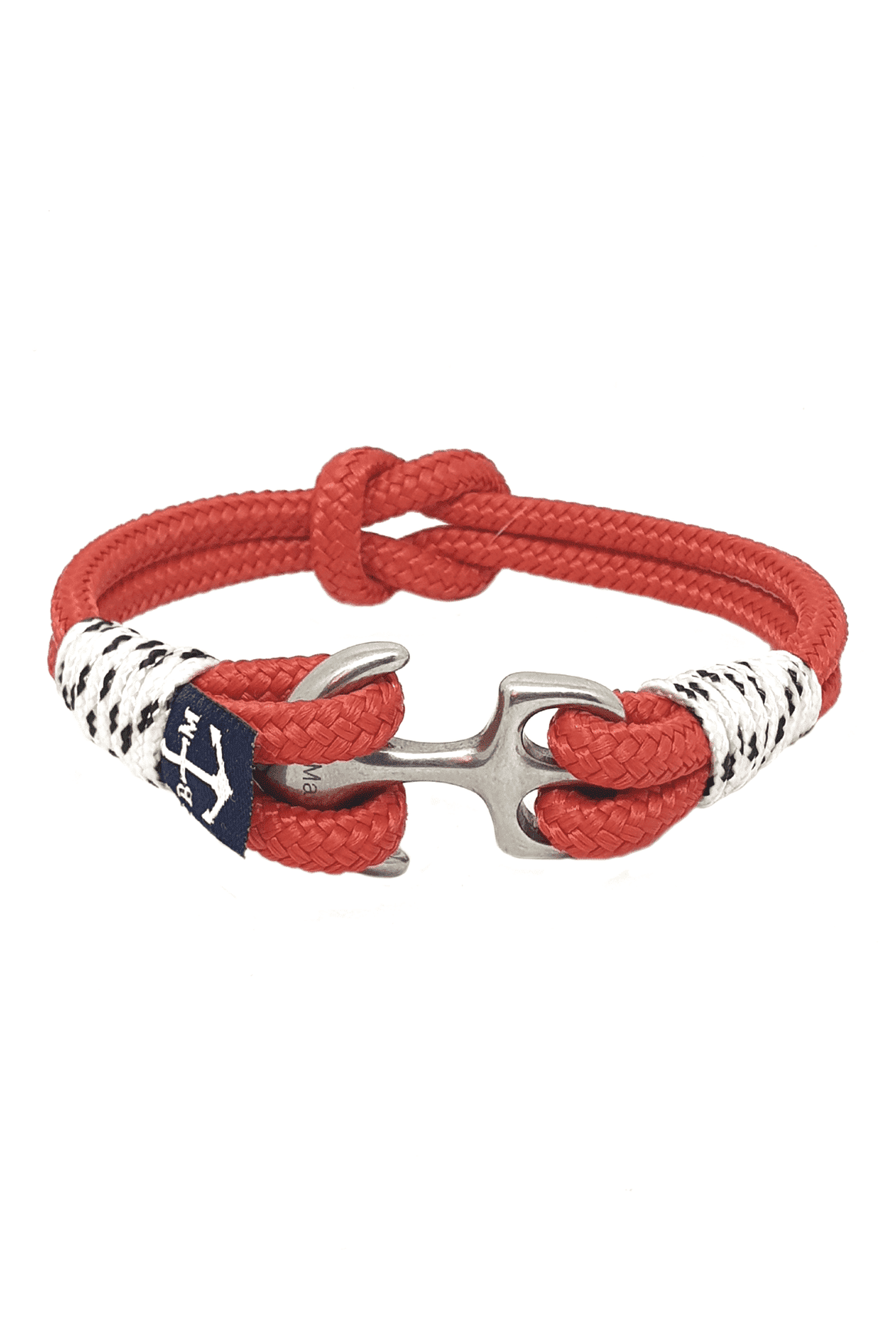 Muirne Nautical Bracelet – Red/White by Bran Marion