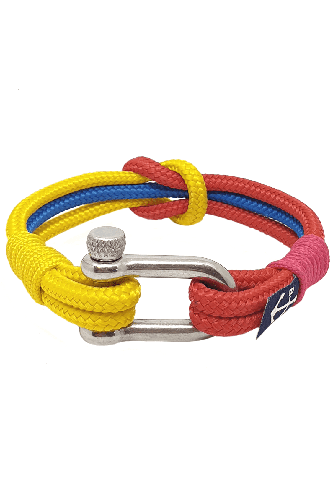 Ailbhe Nautical Bracelet – Yellow/Red/Blue by Bran Marion
