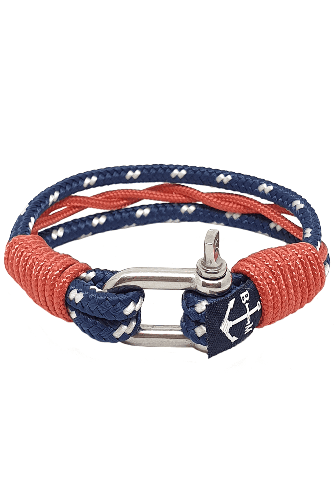Aonghus Nautical Bracelet – Blue/Red by Bran Marion