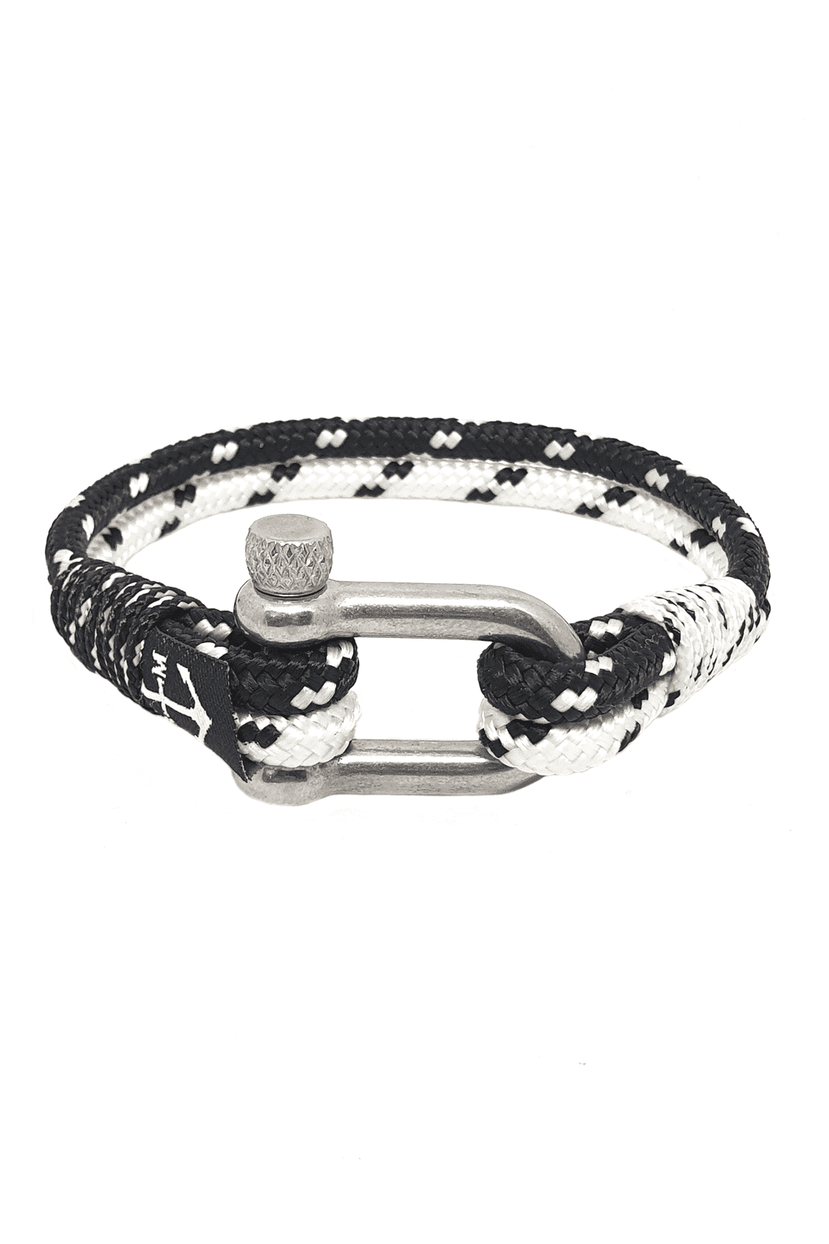Ruarc Nautical Bracelet – Black/White by Bran Marion