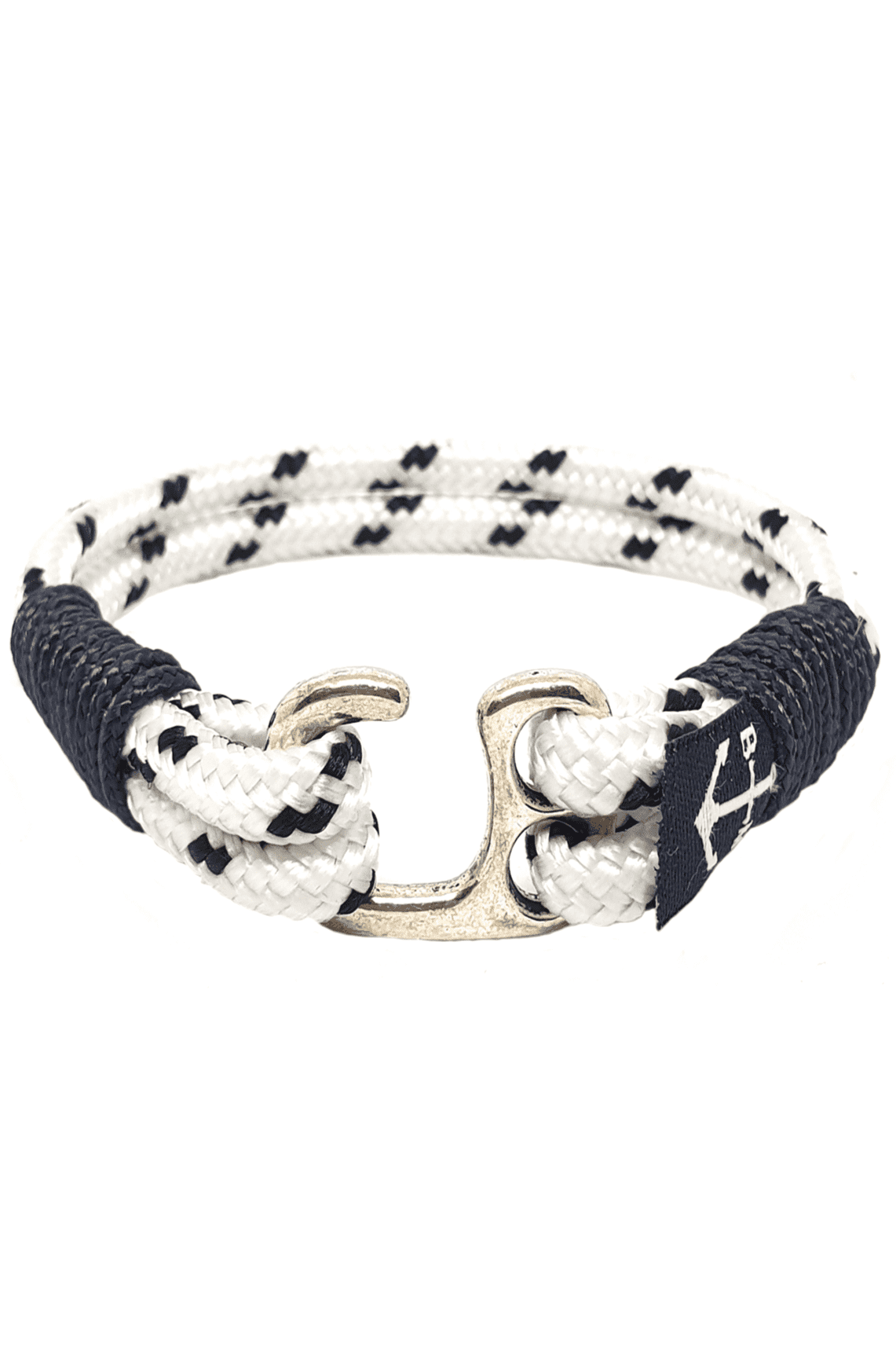 Barrfhionn Nautical Bracelet – White/Black by Bran Marion