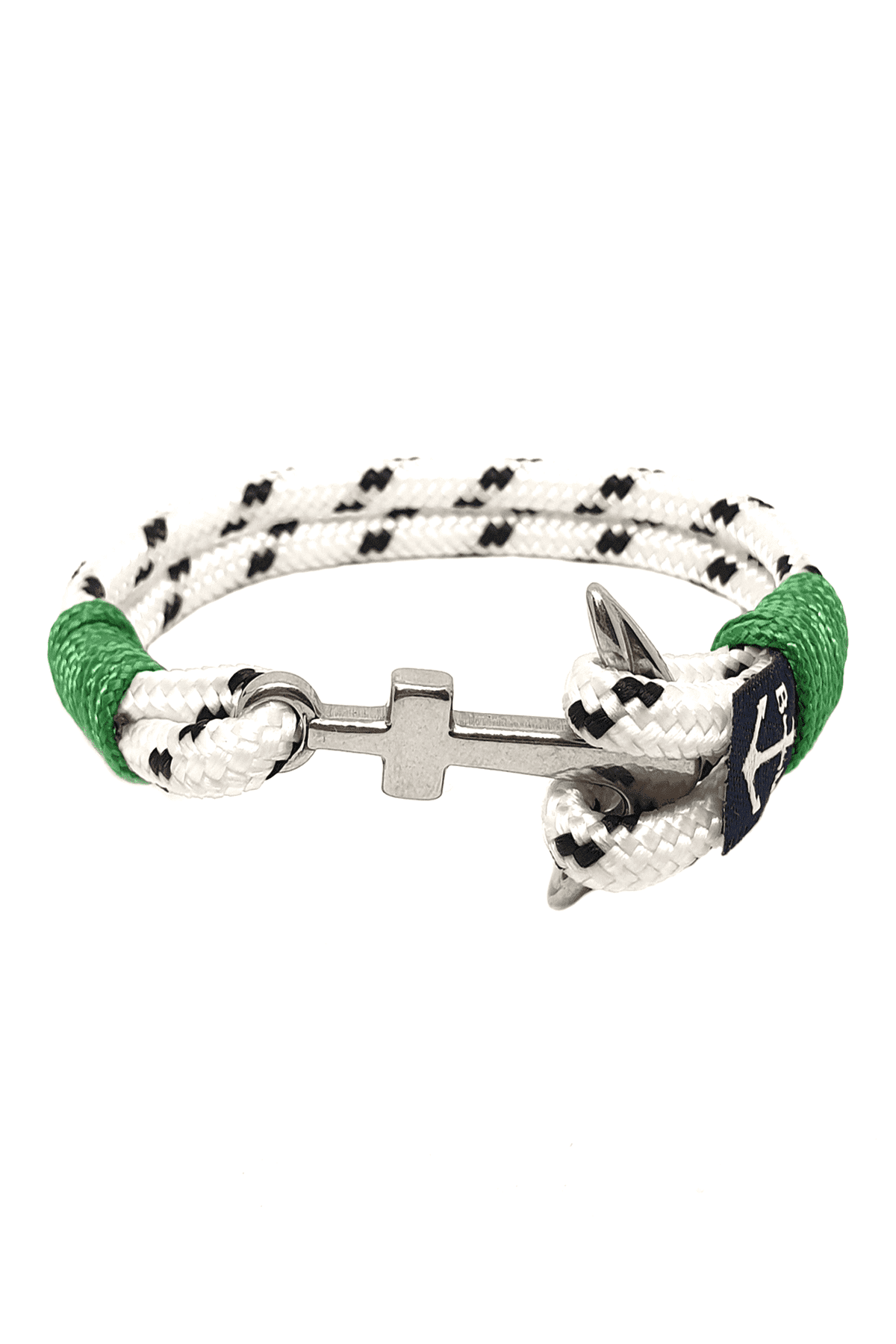 Sligo Nautical Bracelet – White/Green by Bran Marion