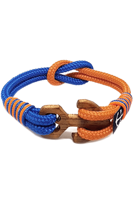 Big Dipper Nautical Bracelet – Blue/Orange by Bran Marion