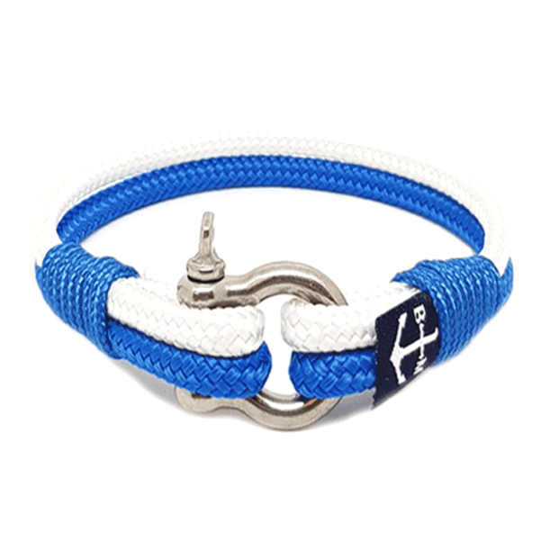 Sargon Nautical Bracelet – White/Blue by Bran Marion