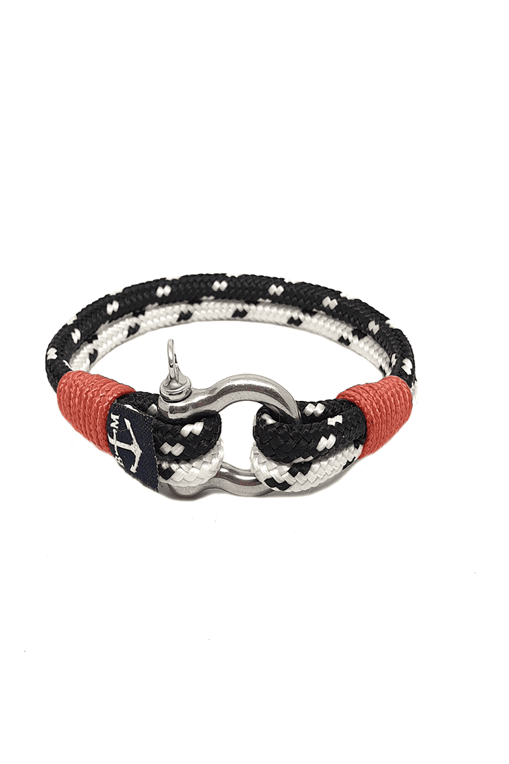 Sargasso Sea Nautical Bracelet – Black/White by Bran Marion