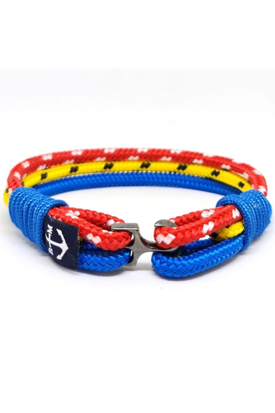 Aoife Nautical Bracelet – RED/BLUE/YELLOW by Bran Marion