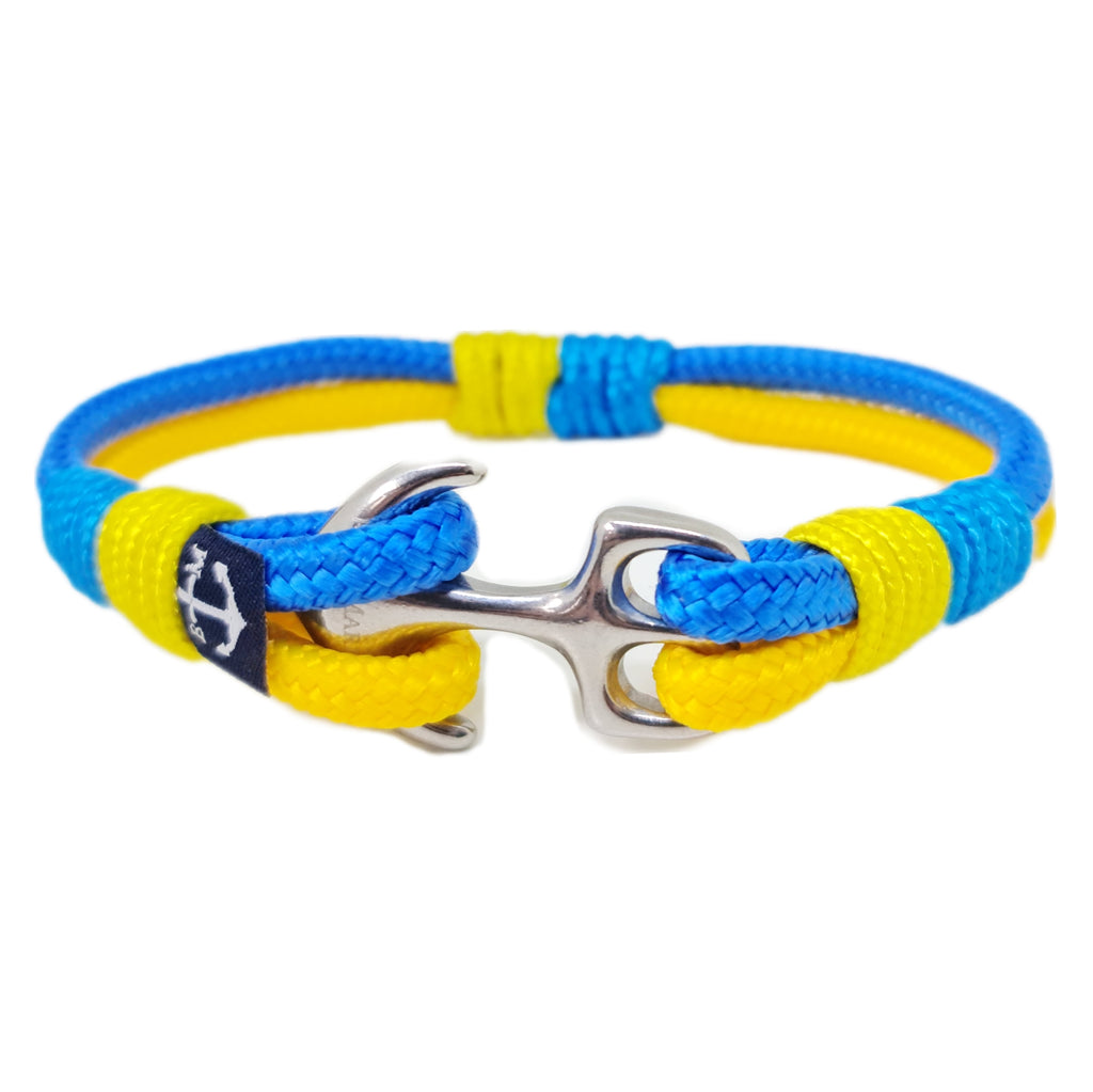 Ukrainian Flag Nautical Bracelet