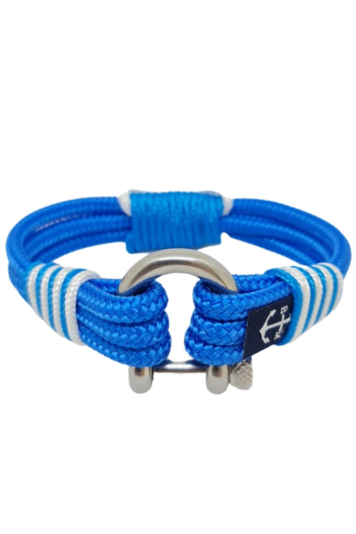 St. Andrew Cross Flag Nautical Bracelet – Blue/White by Bran Marion