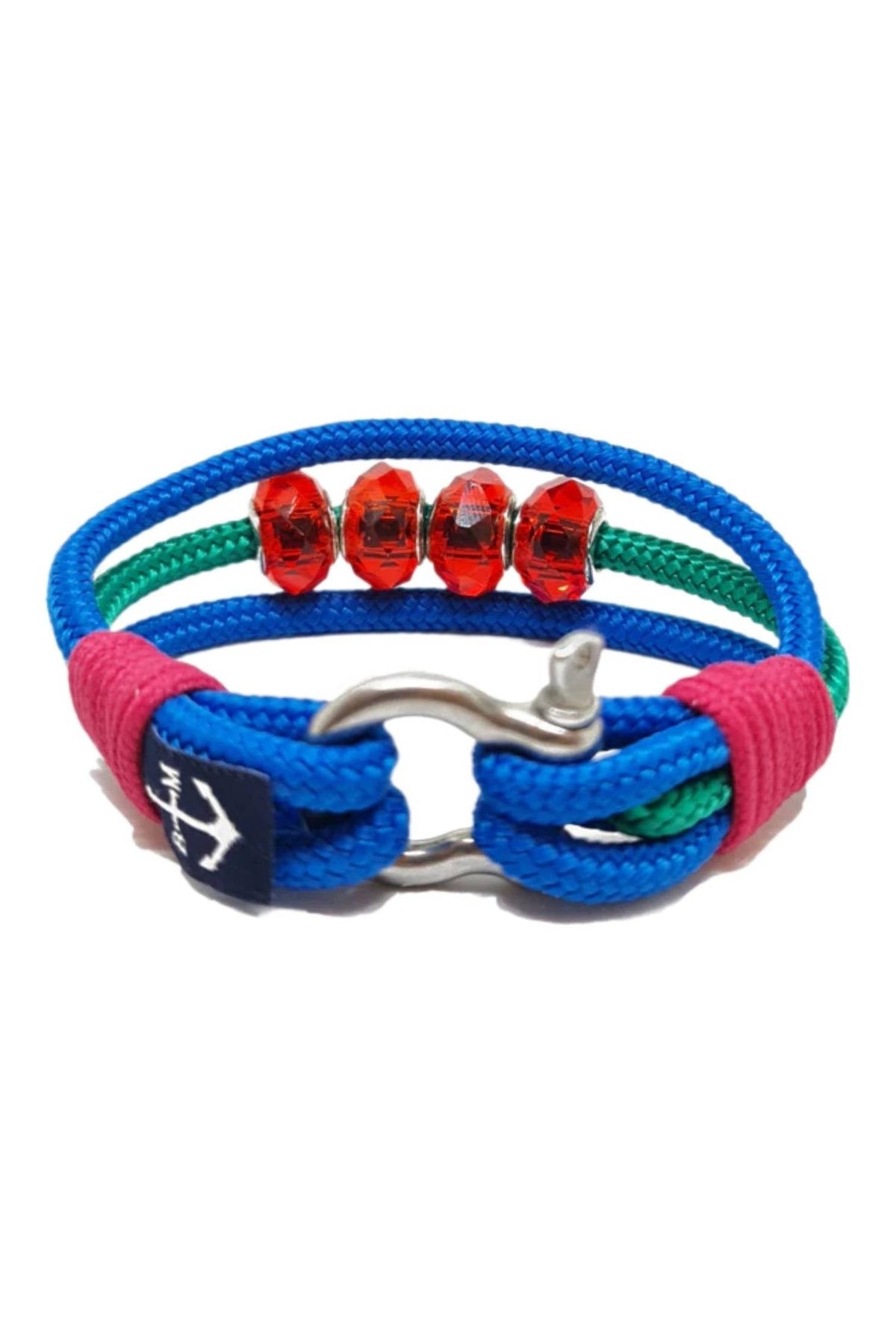Tiernan Nautical Bracelet – Blue/Green/Red by Bran Marion