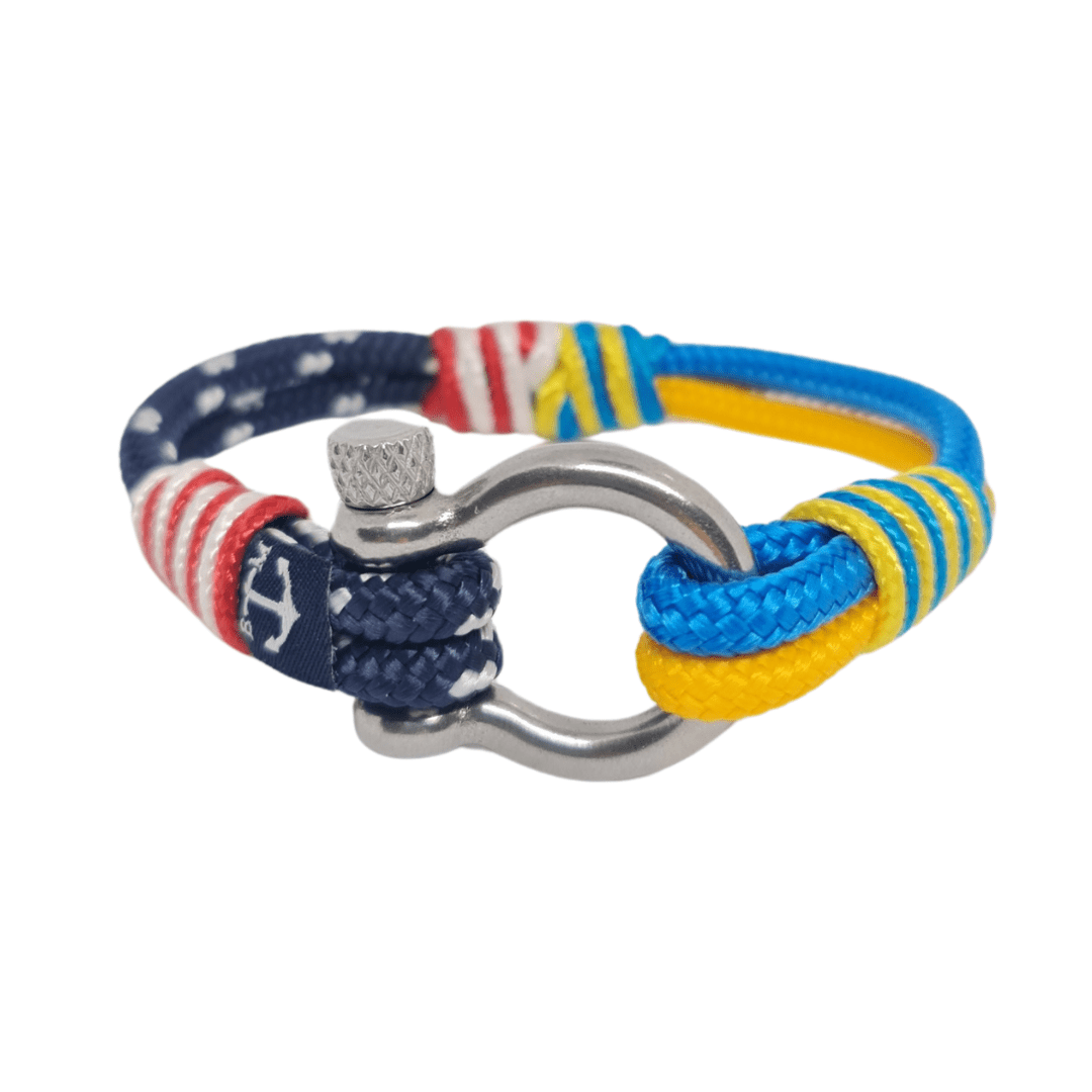 USA- Ukraine Nautical Bracelet – BLUE by Bran Marion