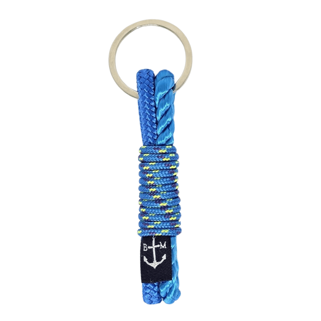 Bay Nautical Keychain – Blue by Bran Marion