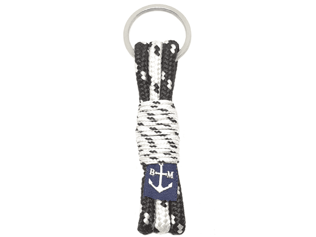 Ailbhe Handmade Keychain – Black/White by Bran Marion