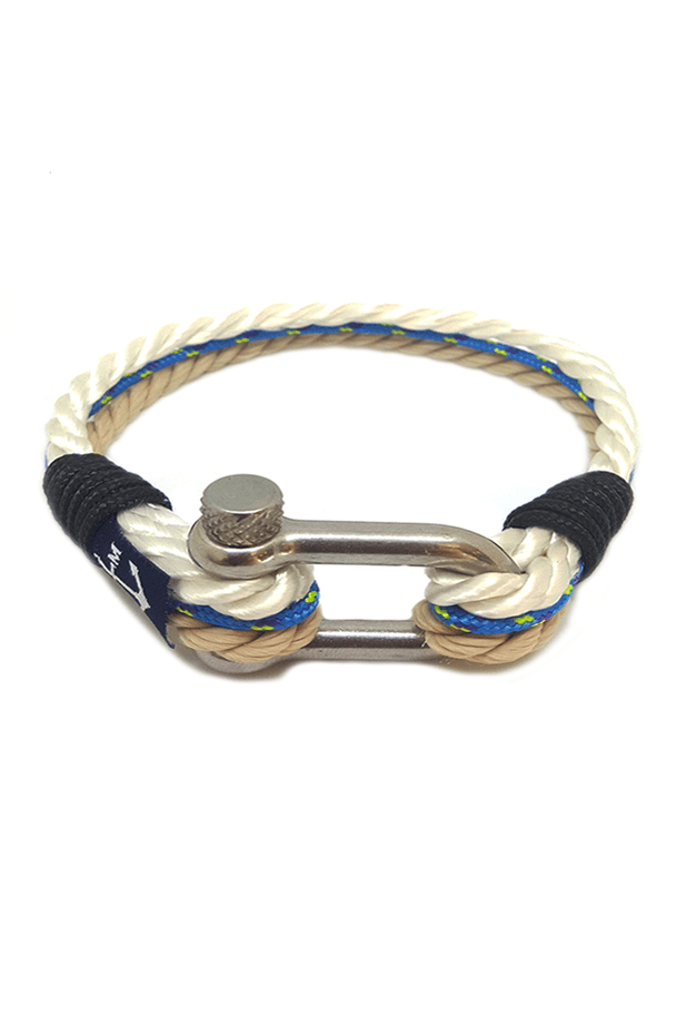 East Sea Nautical Bracelet – Beige/Blue/White by Bran Marion