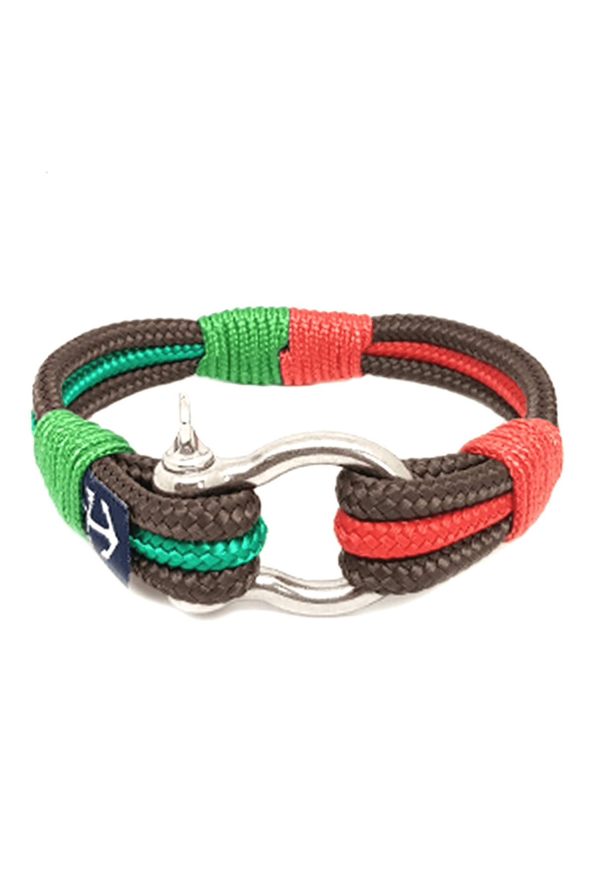 Royal Fortune Nautical Bracelet – Brown/Green/Red by Bran Marion