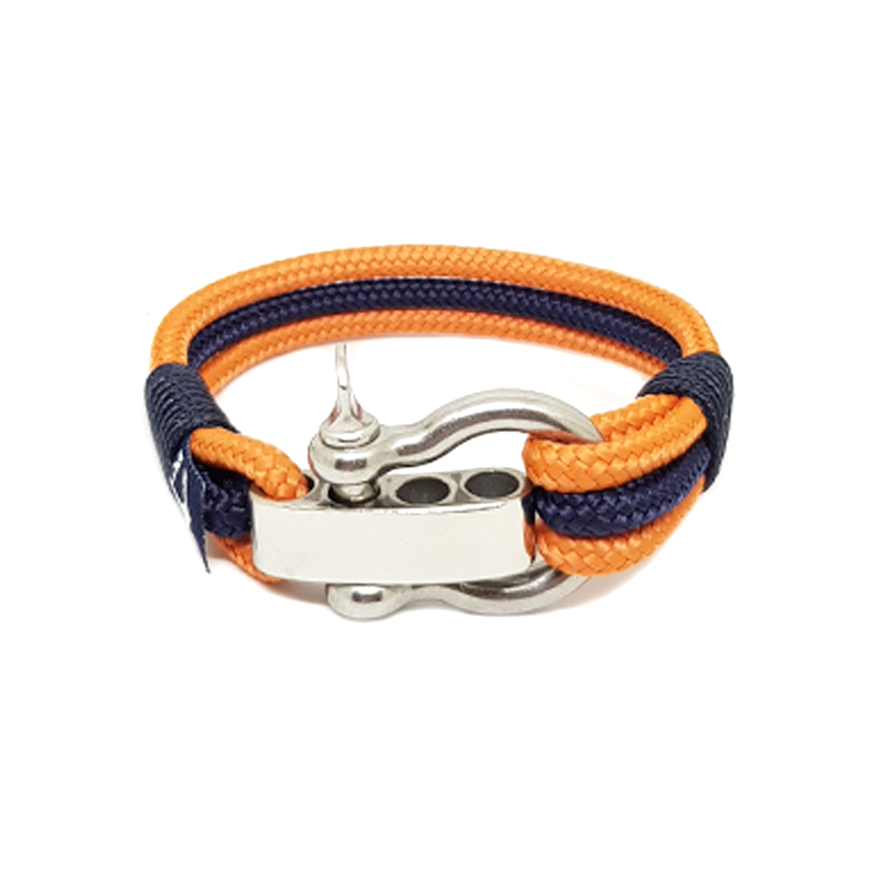 Adjustable Shackle Columbus Nautical Bracelet by Bran Marion