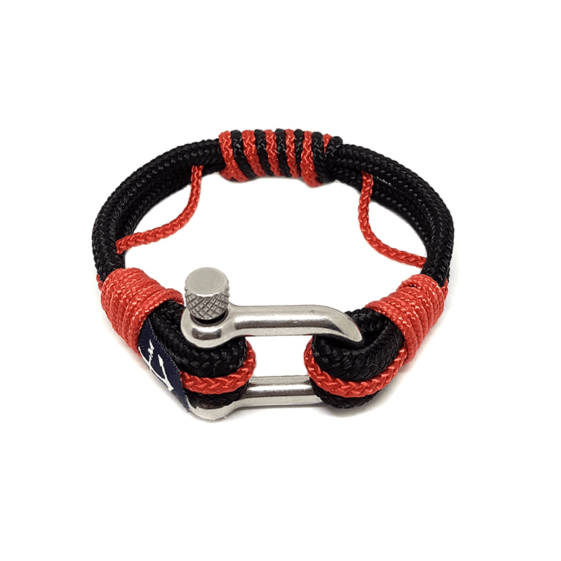Black & Red Yachting Nautical Bracelet
