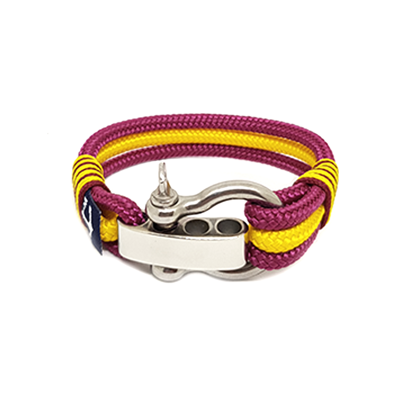 Adjustable Shackle Dalai Lama Nautical Bracelet by Bran Marion