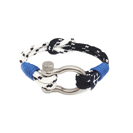 Black & White Dots Nautical Bracelet