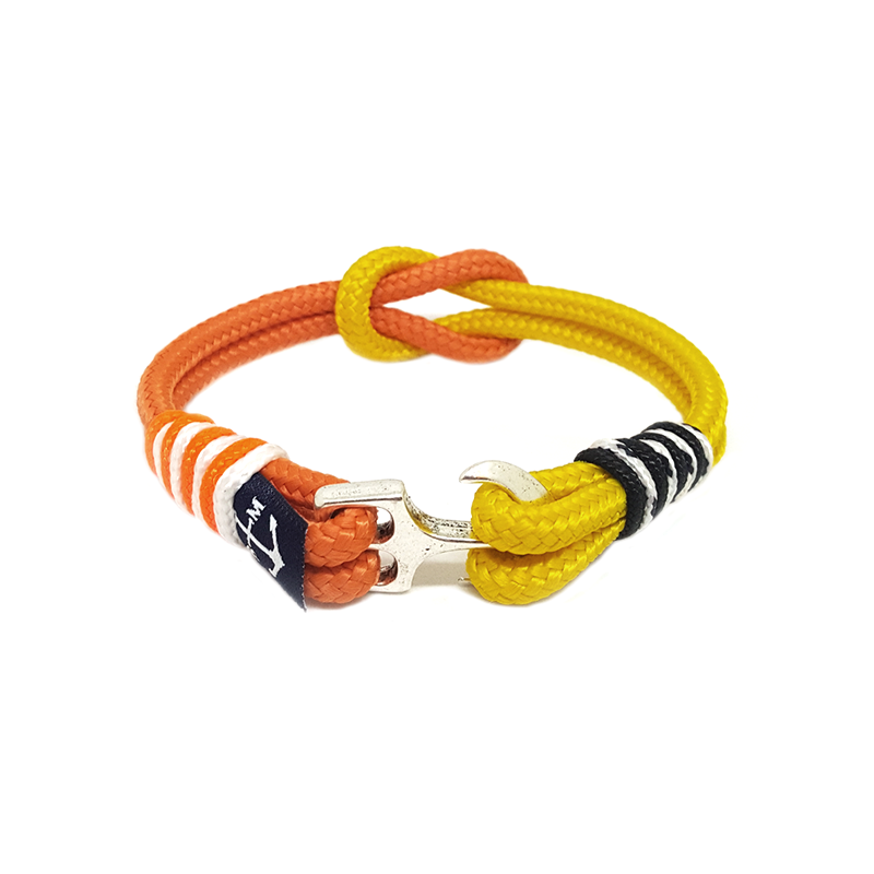 Orange and Yellow Nautical Bracelet