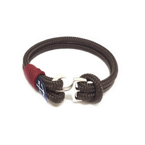 Brown & Burgundy Nautical Bracelet