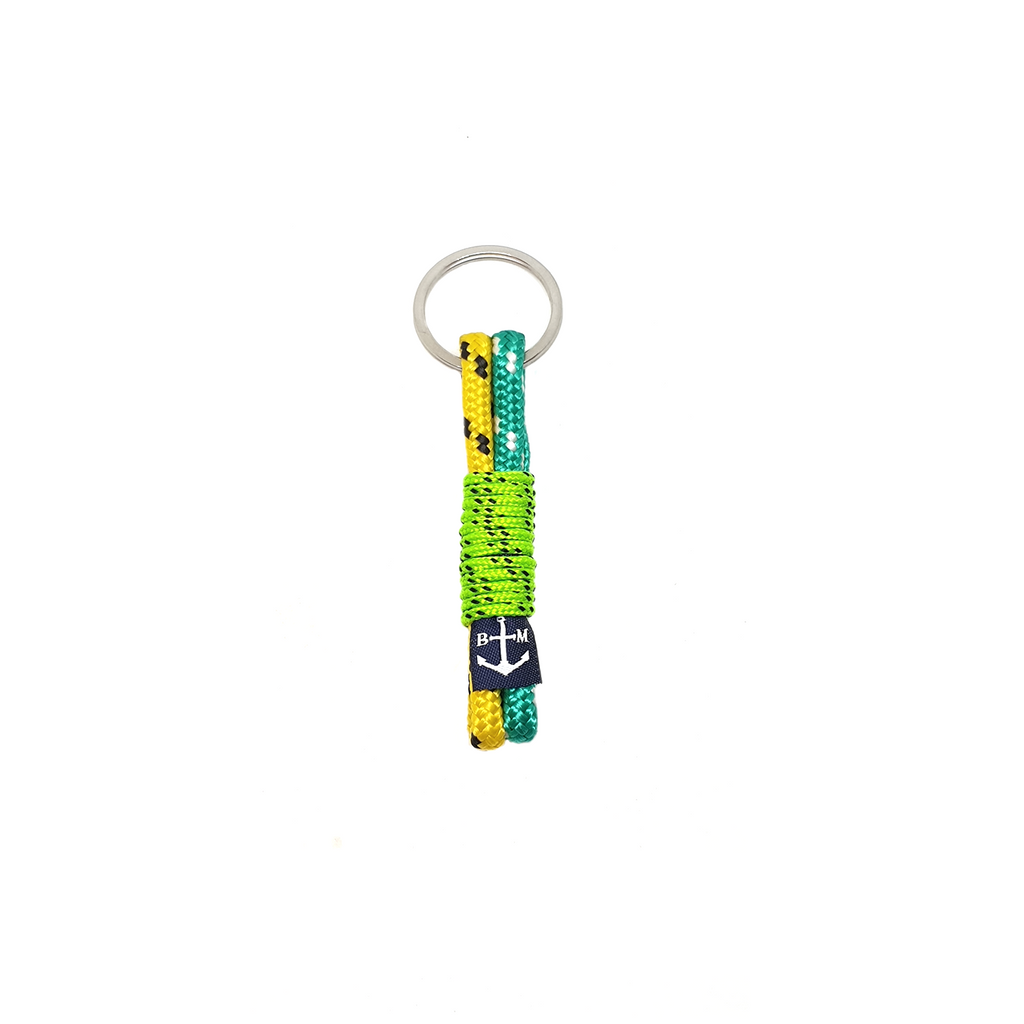 Green-Yellow Handmade Keychain